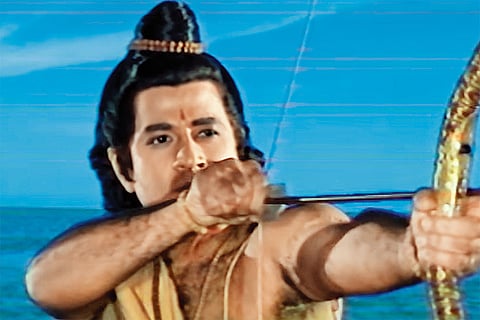 Arun Govil as Ram in the television series