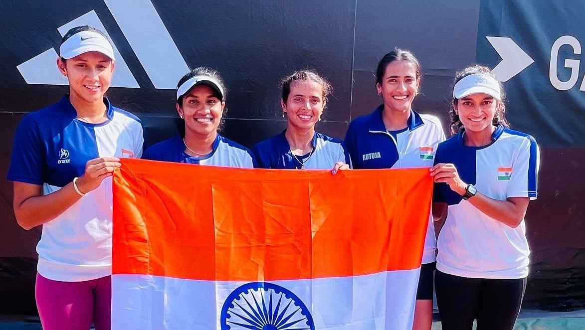 X/@aita_tennis : Indian team at the Billie Jean King Cup