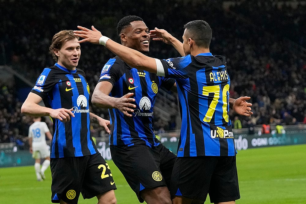 | Photo: AP/Antonio Calanni : Serie A 2023-24: Inter Milan vs Empoli