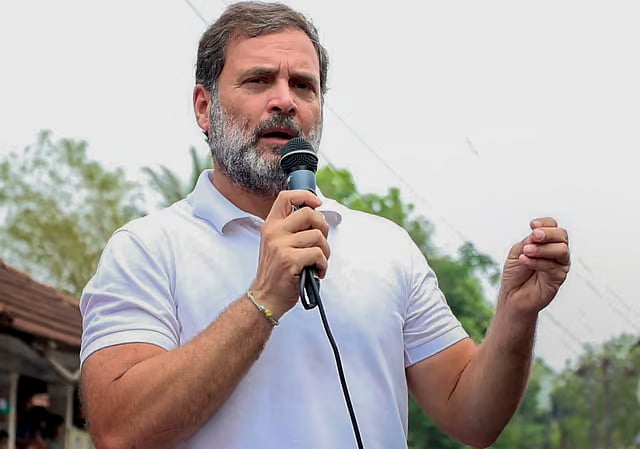 PTI : Congress leader Rahul Gandhi