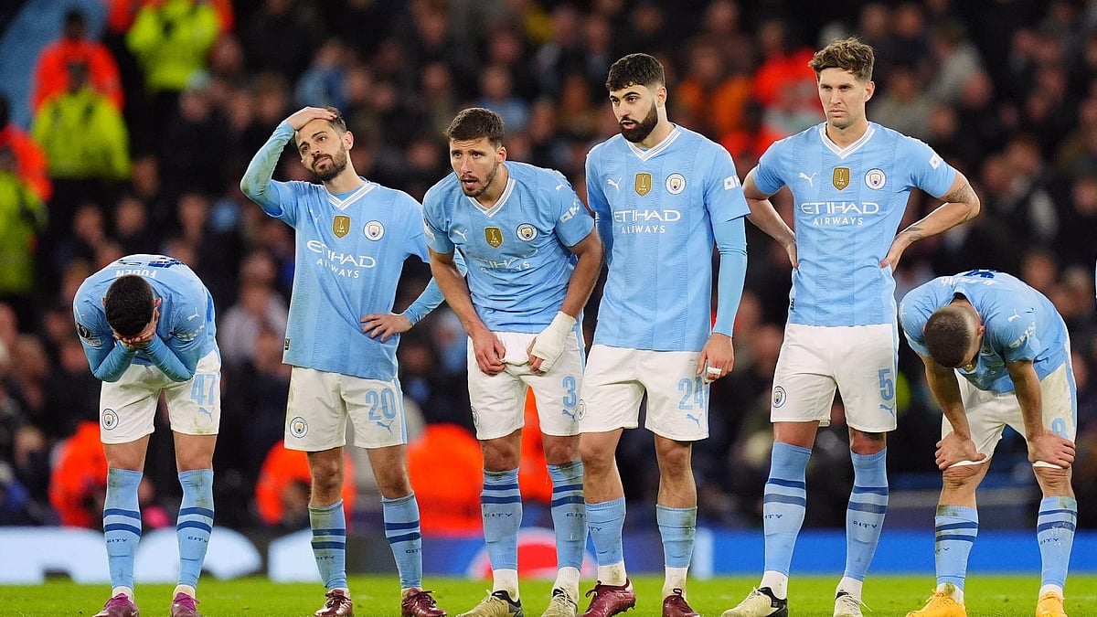 Man City’s European title defence ended in agonising fashion as Real Marid prevailed 4-3 on penalties after a 1-1 draw in the second leg of their UEFA Champions League quarter-final. - Mike Egerton/PA