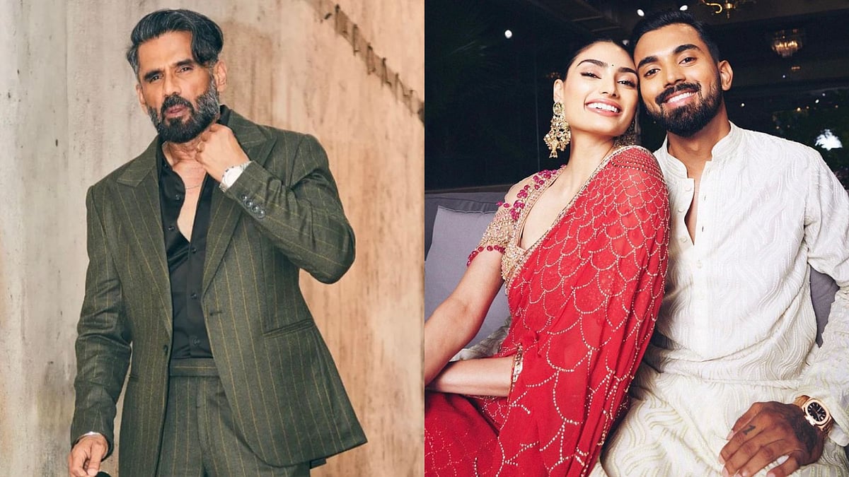 Suniel Shetty, Athiya-KL Rahul - Instagram