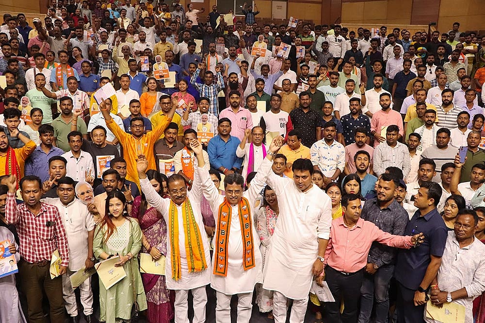 BJP meeting in Tripura