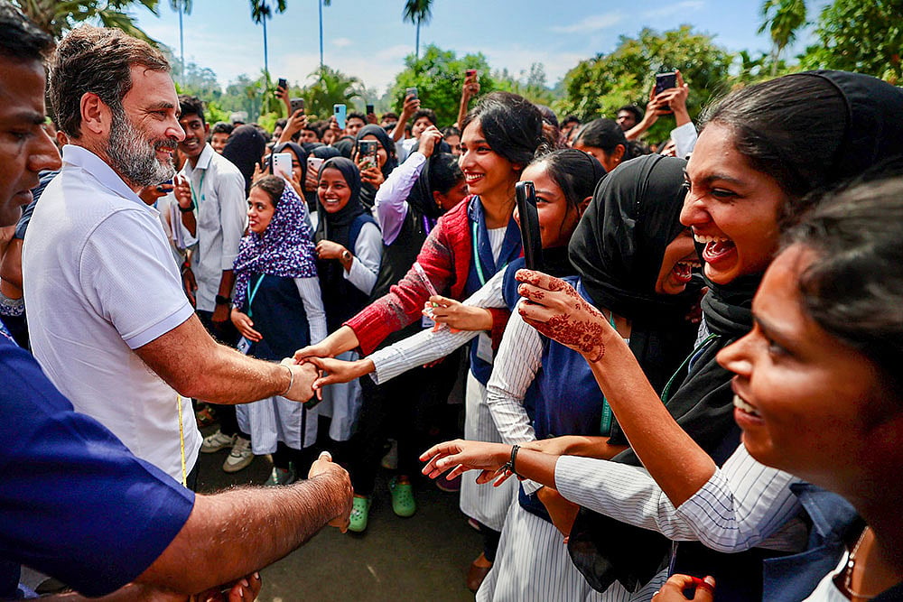 Photo: PTI : Rahul Gandhi in Nilgiri