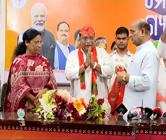 X/@otvnews : BJJD MLA Parshuram Dhada joined BJP in Friday |