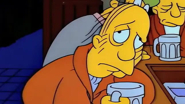 Larry in 'The Simpsons' - X