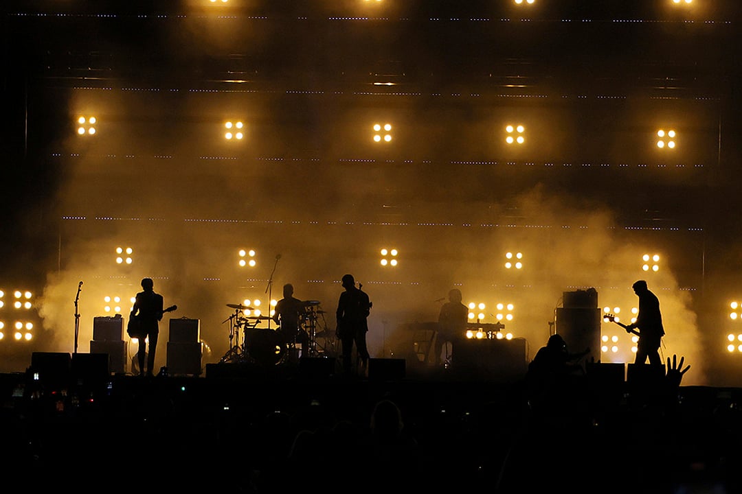 Interpol Performs A Free Concert