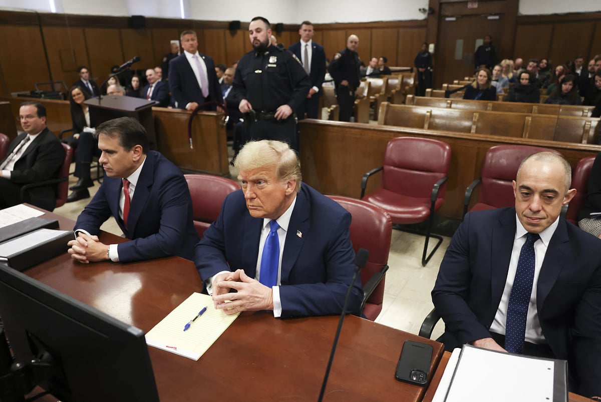 AP : Donald Trump Money Trial 