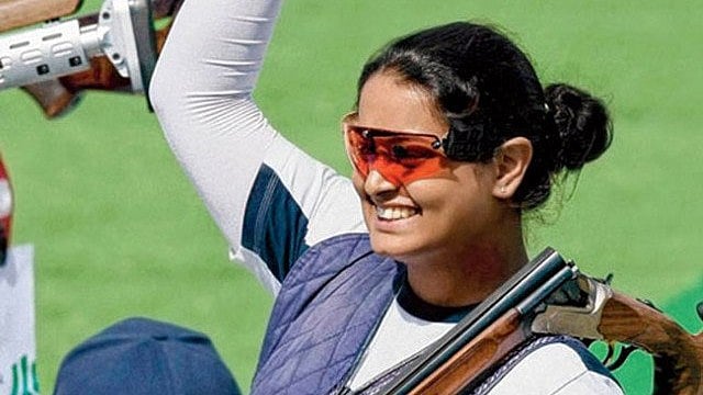 X/@AkashvaniAIR : Indian shooter Shreyasi Singh.
