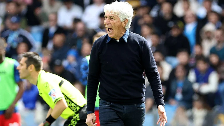 Gian Piero Gasperini is chasing success in three competitions with Atalanta - Alessandro Garofalo/AP