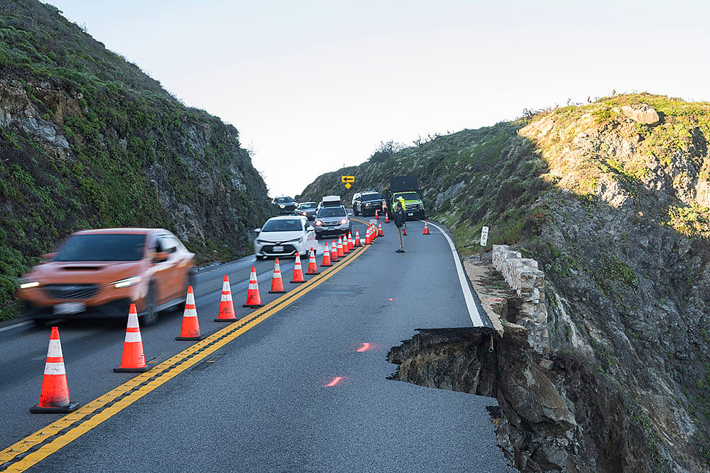 California Highway Collapse