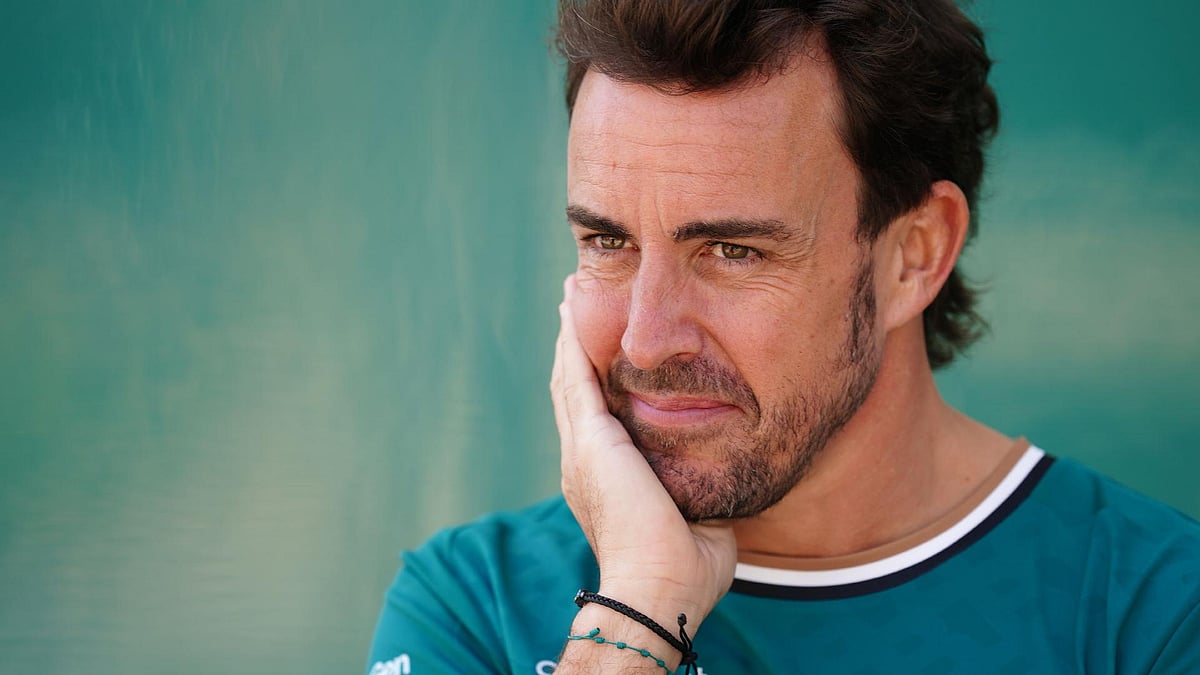David Davies/PA : Aston Martin’s Fernando Alonso.