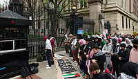 In Paris, Students Inspired By Pro-Palestinian Protests In The US Gather Near Sorbonne University File Image : In Paris, Students Inspired By Pro-Palestinian Protests In The US Gather Near Sorbonne University