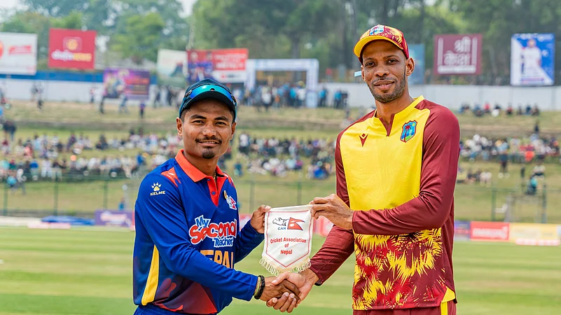 Nepal vs West Indies A, T20 series, Cricket Nepal Twitter photo