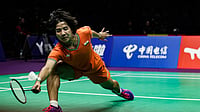 What's Inside India's Asian Games 2026 Kit Bag? Isharani Baruah, Arjun MR Unbox Team IND Gear - Watch Badminton Photo : Isharani Baruah in action during India's Uber Cup group tie against Singapore in Chengdu, China.