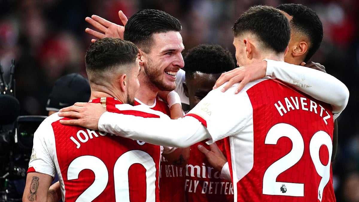  John Walton/PA : Cesc Fabregas believes Arsenal could go on to dominate if they get over the line in the Premier League title race.