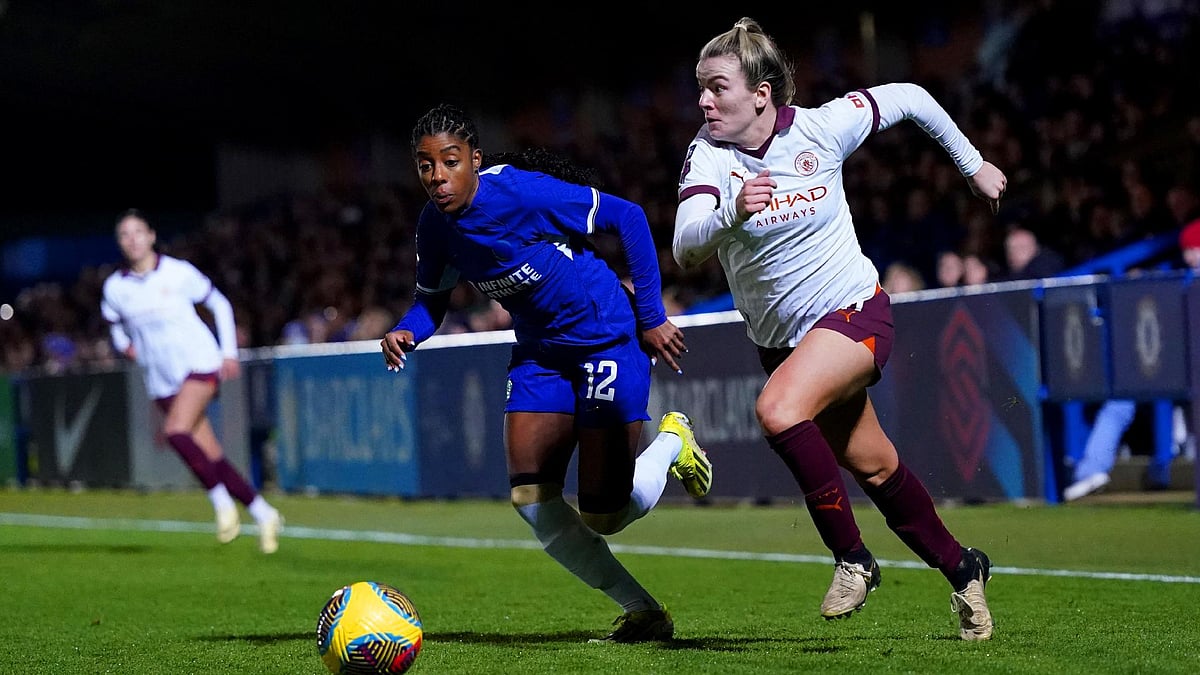 Manchester City and Chelsea are battling for the Women’s Super League title. - Bradley Collyer/PA