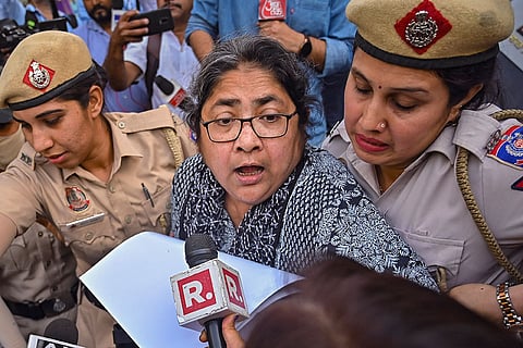 TMC protest outside Election Commission office
