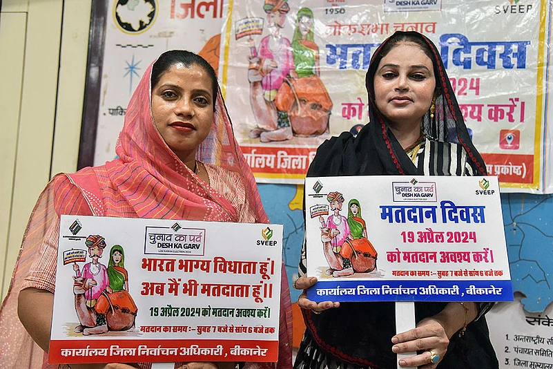 Voting awareness campaign in RJ