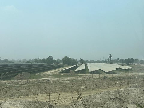 Solar power plant in Rampur Halwara