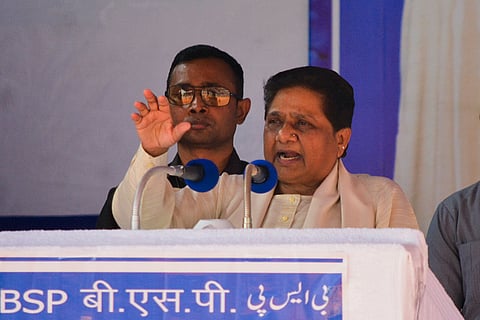 Mayawati addresses election campaign rally