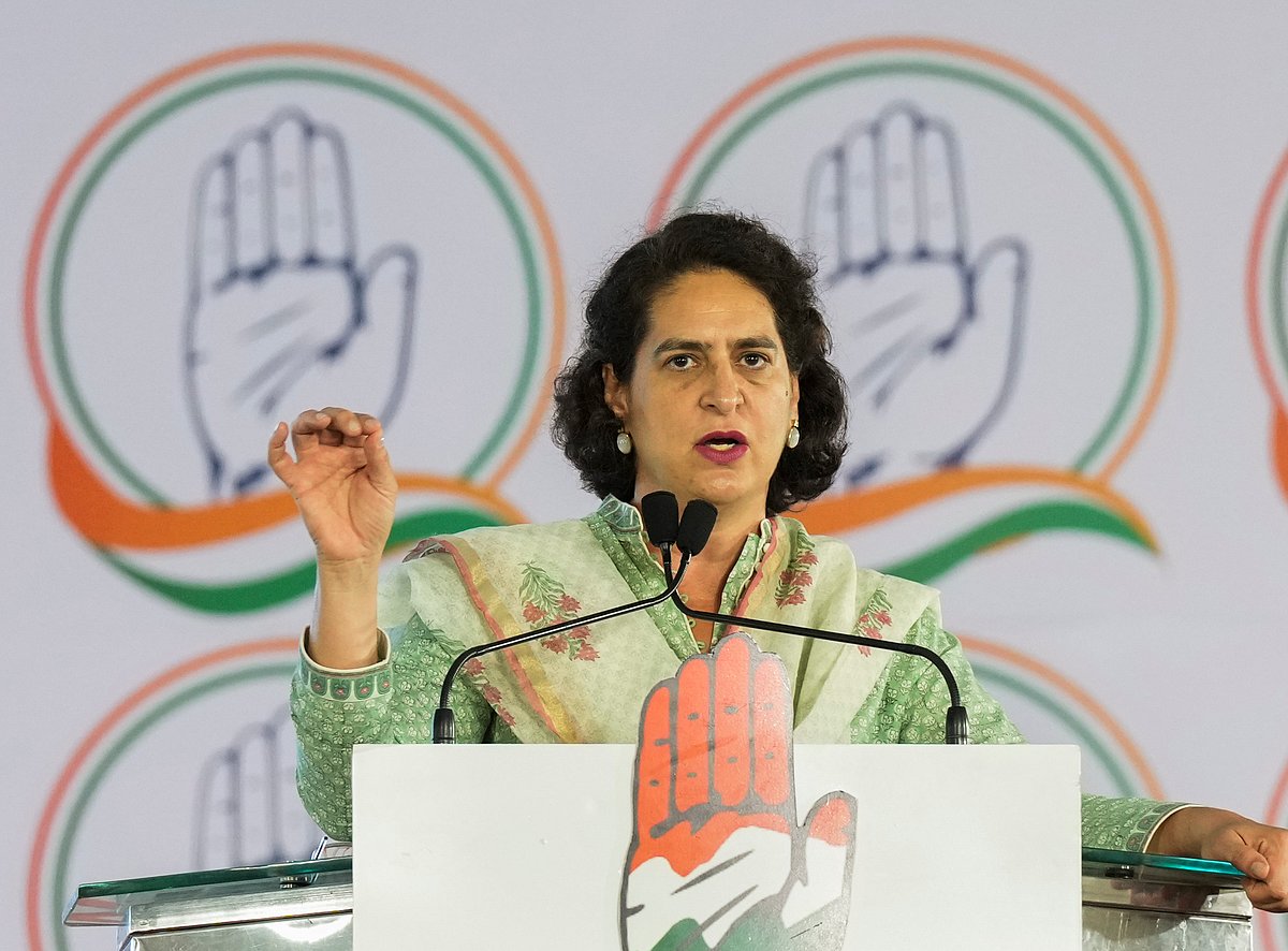 PTI  : Priyanka Gandhi Counters PM Modi's 'Mangalsutra' Remark