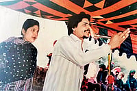 Not So Shining: The Reality Of 'Chamkila Phase' A Tumultous Life: Chamkila with his wife, singer Amarjot Kaur