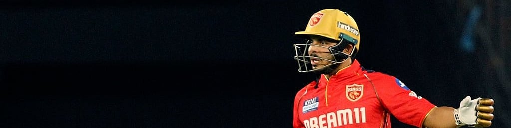 AP : Punjab Kings' Ashutosh Sharma asks the umpire for a wide ball decision during the Indian Premier League cricket match between Gujarat Titans and Punjab Kings in Ahmedabad, India, Thursday, April 4, 2024.