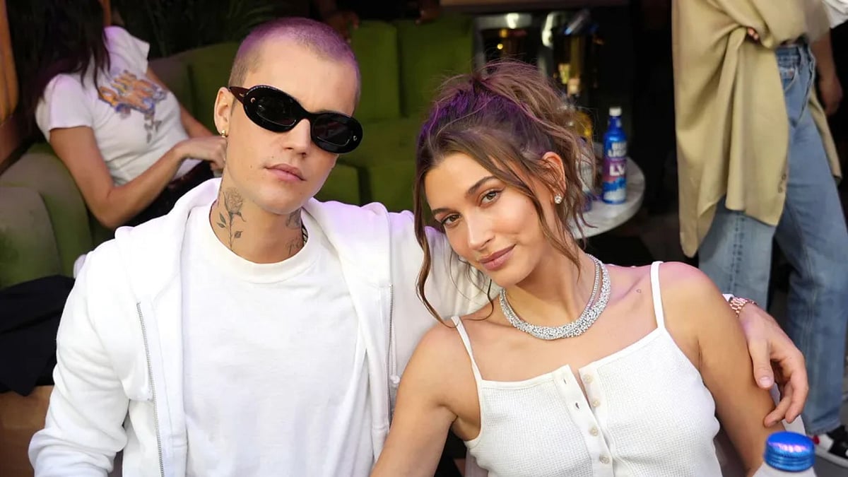 X : Justin and Hailey Bieber