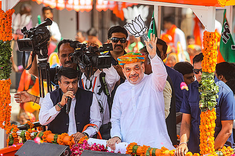Amit Shah's roadshow in Gujarat 