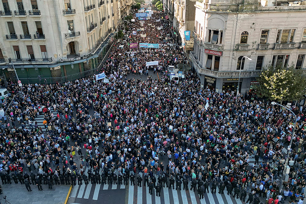 Protest In Argentina