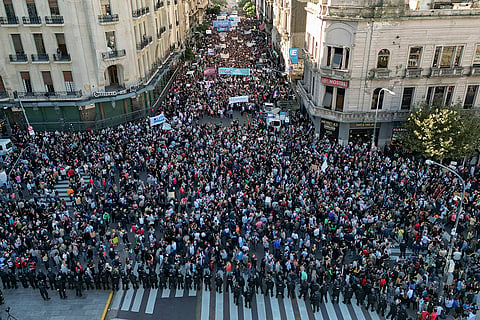 Protest In Argentina
