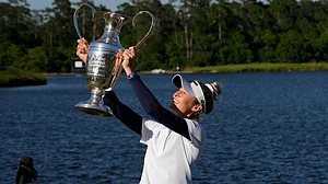 AP : File photo of LPGA golfer Nelly Korda.