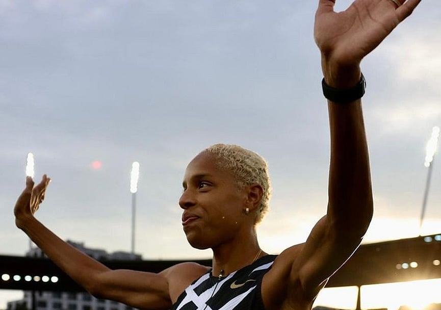 X/@TeamRojas45 : Olympic triple jump champion Yulimar Rojas