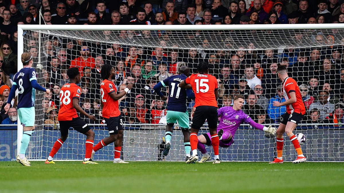 John Walton/PA : Yoane Wissa scored twice to help Brentford to a 5-1 win at Luton.
