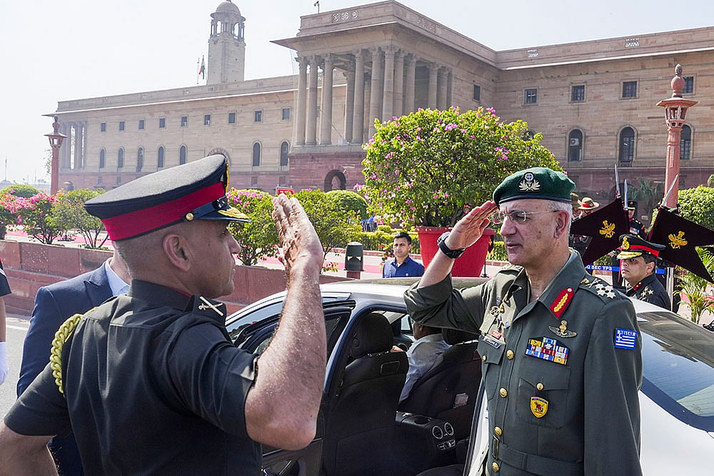 General Dimitrios Choupis in Delhi