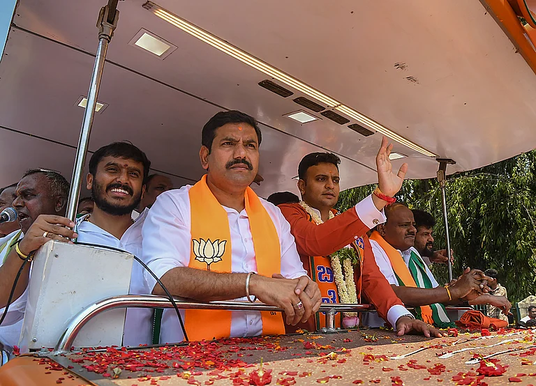 Karnataka BJP Chief B Y Vijayendra - PTI