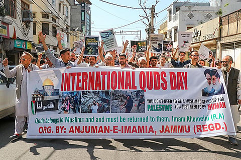 Quds day rally in Jammu