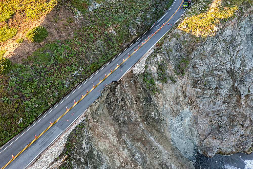 California Highway Collapse
