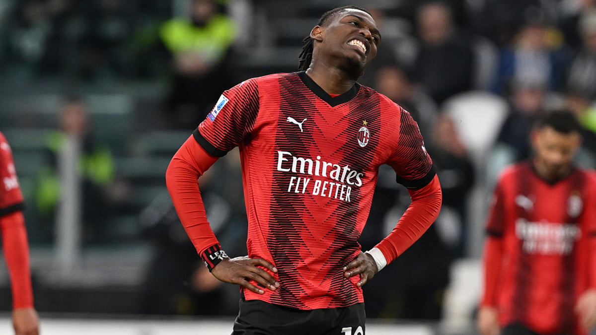 Rafael Leao was unable to break the deadlock in Turin. - null