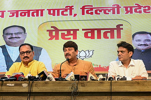 Delhi BJP press conference