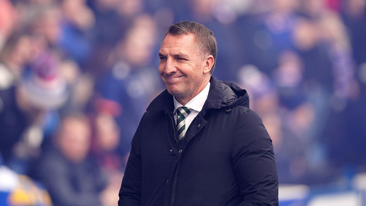 The Celtic manager is not being swayed by Rangers’ results (Jane Barlow/PA)