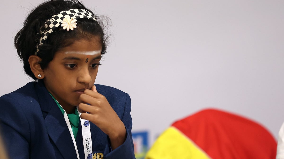 X/@ChessbaseIndia : Eight-year-old Sharvaanica AS has won a gold and a silver medal at the World Cadets Rapid & Blitz Girls U-10 Championship.