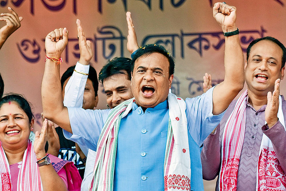 Photo: PTI : Himanta Biswa Sarma |