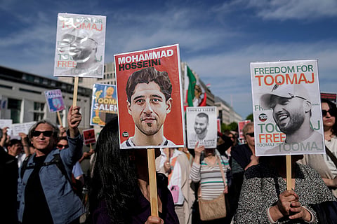 Germany Iran Protest Rapper