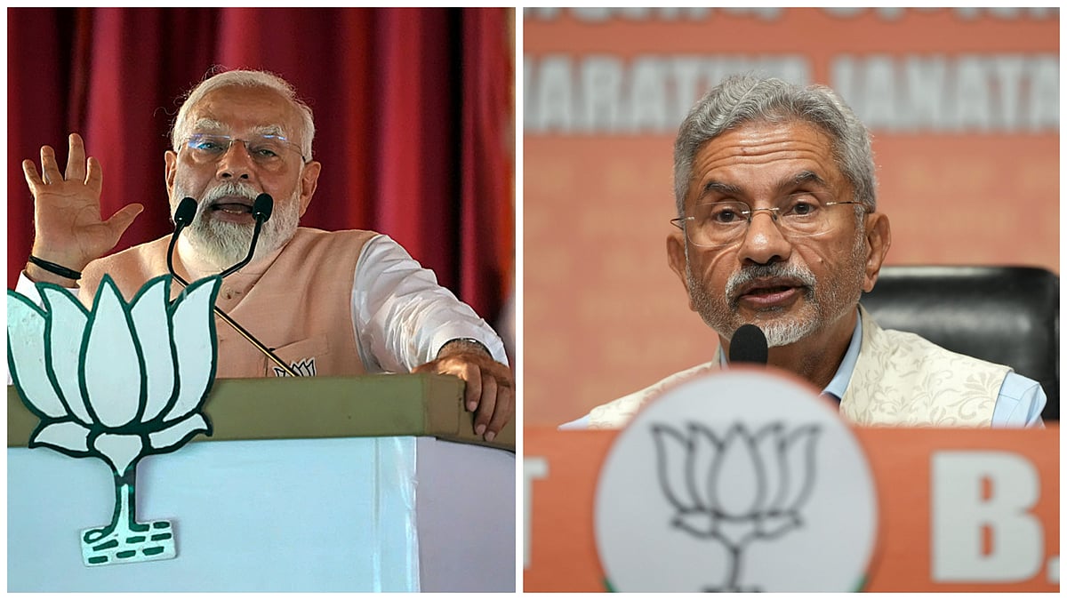L: Prime Minister Narendra Modi | R: External Affairs Affairs Minister S Jaishankar