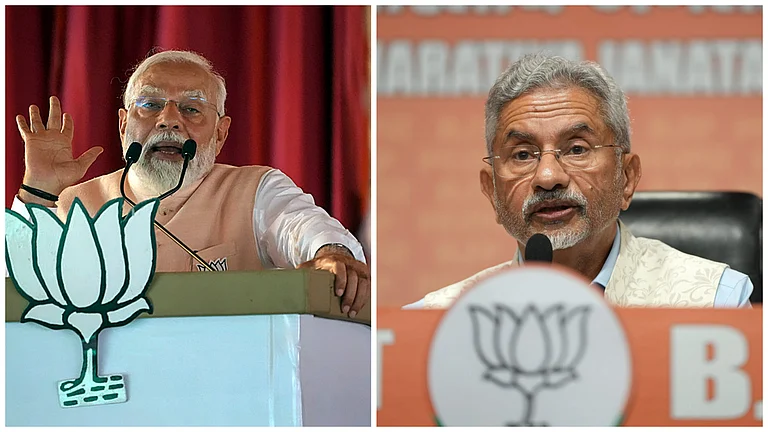 L: Prime Minister Narendra Modi | R: External Affairs Affairs Minister S Jaishankar - null