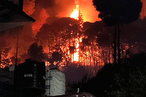 Pauri forest fire