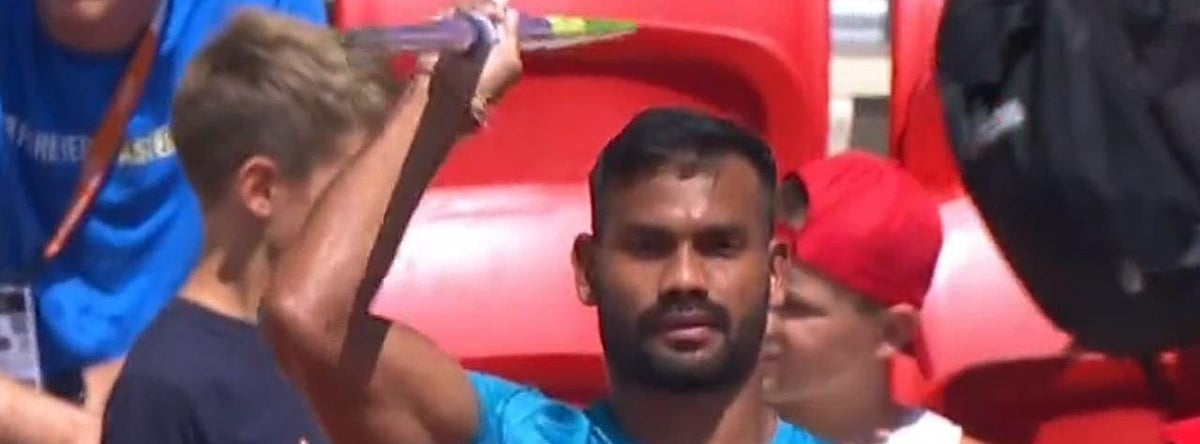 X/@SAI_Media : Olympic-bound javelin thrower Kishore Jena