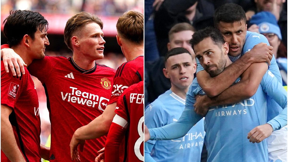 Bradley Collyer/Adam tDavy/PA : Manchester United and Manchester City will return to Wembley.